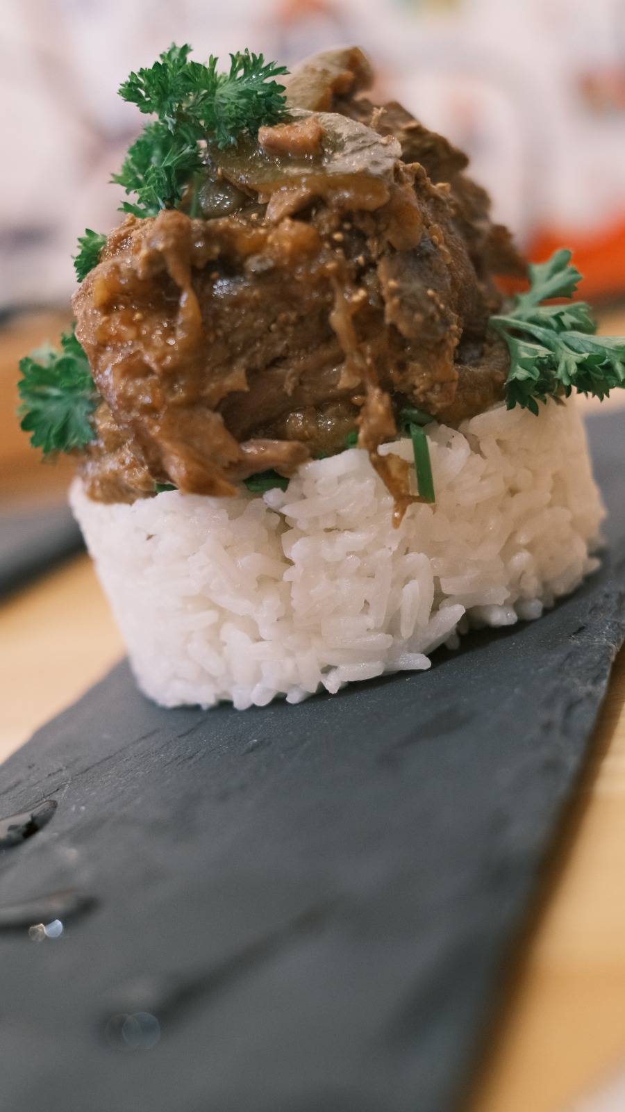 Hamburger d'échine de porc aux figues